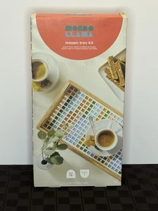 Mondo Llama Mosaic Tray Kit DIY Craft Set with Glass Tiles Grout & Tray - Picture 1 of 2