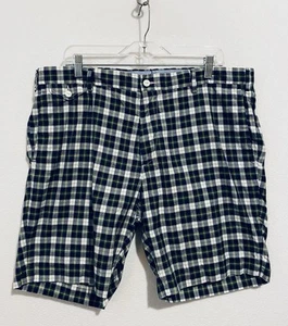 Polo Ralph Lauren Shorts Herren 38 grün blau kariert Chino klassisch adrett maritim - Bild 1 von 7