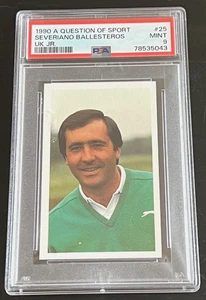 1990 A QUESTION OF SPORT PSA 9 SEVERIANO BALLESTEROS #25 POPULATION ONLY 1 POP 1 - Picture 1 of 5