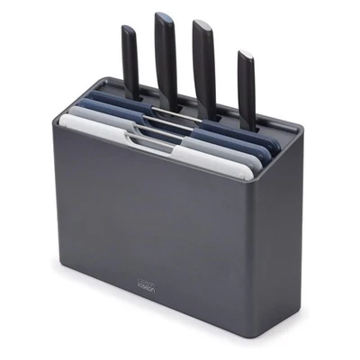 JOSEPH JOSEPH Folio Icon Plus Taglieri e Coltelli Set 8 Pezzi Grafite