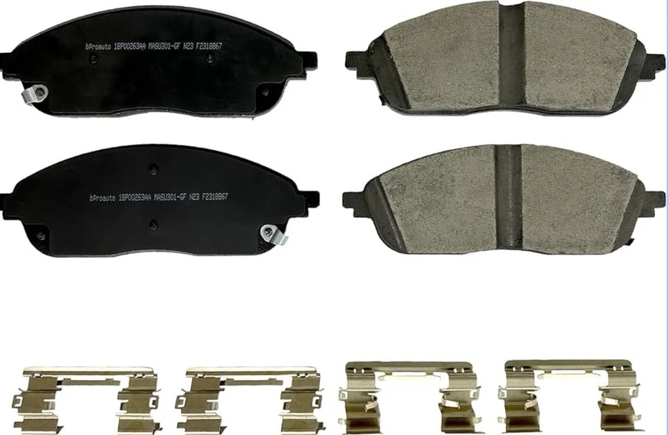 Juego de pastillas de freno de disco delanteras 1BP00263AA compatible con Jeep Grand Cherokee Foto 1 de 1