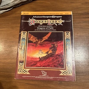 Dragons of Faith DL12 Dragonlance TSR 9133 Komplett Unpunched Talis Uncut AD&D - Bild 1 von 5