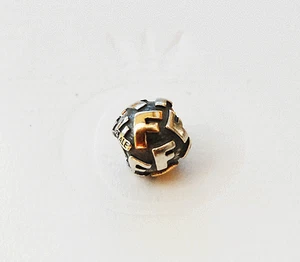 Genuine Pandora two tone Letter "F" 790298F - retired - Picture 1 of 1
