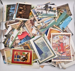 100+ Junk Journal Paper Notecards Scrapbooking Ephemera Vintage Cards Postcards - Picture 1 of 9