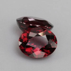 6.95 cts Par Natural Nigeriano Lustrous Rhodolite Garnet 22072305 - Imagen 1 de 5