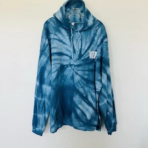 NORDSTROM BP Tie Dye Azul VOTO Sudadera con Capucha Suéter Bolsillo Canguro AMERICAN XL - Imagen 1 de 7