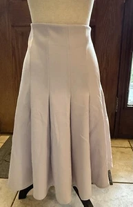 Stunning ASOS Fit Flare Pleated Color Lavender Skirt From The uk Us 10 - Picture 1 of 4