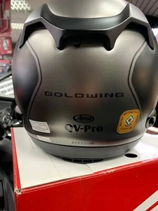 ARAI QV-PRO HONDA GOLDWING DESIGN MOTORCYCLE HELMET ACU PRO SHIELD SUN VISOR LGE - Picture 1 of 6