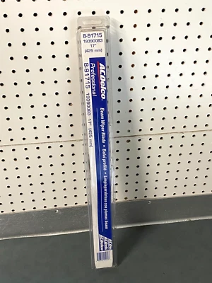 Limpiaparabrisas delantero derecho GM OEM NOS 19390083 17 pulgadas 2018 Chevrolet Colorado Foto 1 de 3