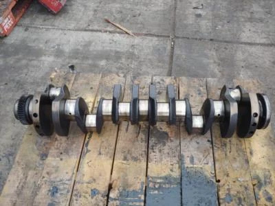 Caterpillar 3176 Diesel Engine Crankshaft OEM 9Y5706 Gear Part 9Y3511 Stand - Image 1 of 4