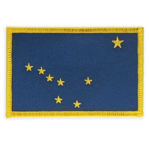 PinMart's Embroidered US State Flag Patch- Alaska Flag - Picture 1 of 1