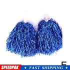 1 PAIR OF POM POMS CHEERLEADER FANCY DRESS ACCESSORY THEATRE GROUP SHOWS P1R7