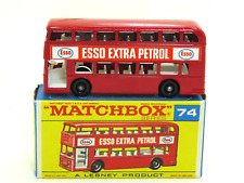 Lesney Matchbox  #74 Daimler Bus With Labels with Original  "Red Bus" "F" Box