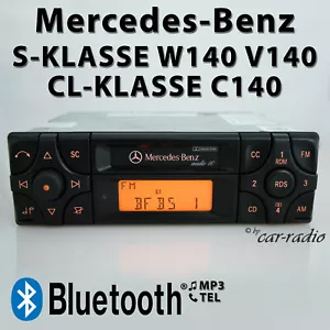 Original Mercedes W140 Radio Audio 10 BE3100 Bluetooth Radio C140 CL S Klasse - Bild 1 von 7