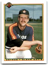 1990 Bowman Baseball Card Glenn Davis Houston Astros #80