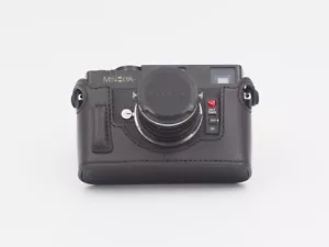 2022 New Mr. Zhou Dark Brown Tea Core Leather Case for Minolta CLE Leica M Mount - Picture 1 of 7