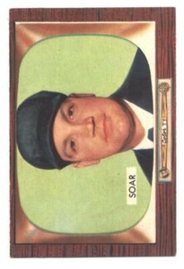 1955 Bowman #279 Hank Soar UMP VG/EX Very Good/Excellent 
