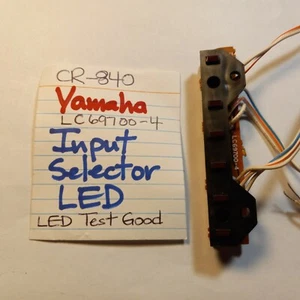 📈YAMAHA ⚡️ LC69700-4 INPUT SELECTOR LED PCB ⚡️ CR-840 STEREO RECEIVER - Picture 1 of 3