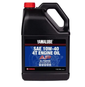 Genuine Yamaha Yamalube 10W-40 Motorsports AP 1 Gallon LUB10W40AP04 - Picture 1 of 3