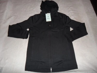 Ibex Women's Mammoth Full Zip Hoodie Jacket Black Medium NWT $295 - Image 1 of 4