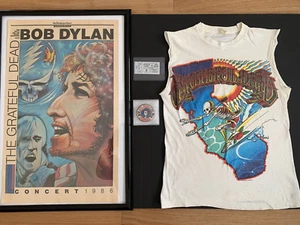 Vintage 1986 Greatful Dead / Bob Dylan 4 Piece Collection - Excellent Condition - Picture 1 of 14