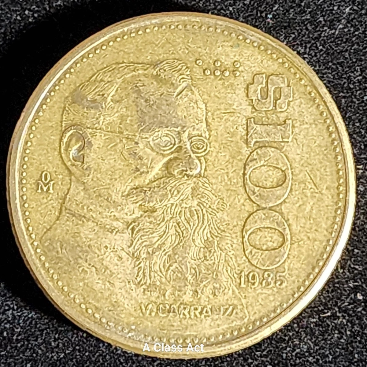 Circulated 100 Pesos Denomination Mexican Coins (1905-Now) for