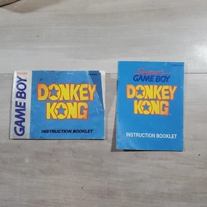 Nintendo Gameboy Donkey Kong Manual de instrucciones Folleto y folletos Super GB - Imagen 1 de 13