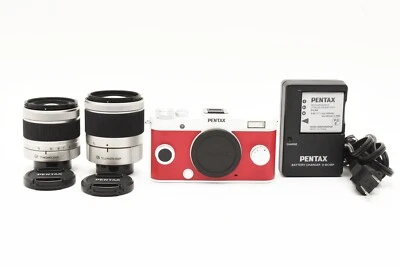 PENTAX Q-S1 Digital Camera [1218 shots] & 02 06 Double Lenses From JAPAN #2627 - Image 1 of 4