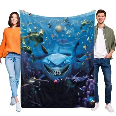 Finding Nemo Blanket Flannel Throw for Sofa Bed Couch Birthday Gift for Kids - Image 1 of 4