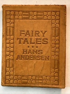 Little Leather Library FAIRY TALES by HANS CHRISTIAN ANDERSON Real Leather - Picture 1 of 13
