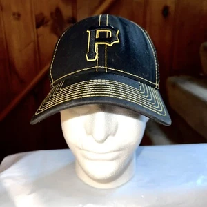Pittsburgh Pirates New Era Hat 39Thirty Black Fitted Medium/Large MLB Baseball - Picture 1 of 16