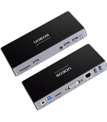 Universal USB Laptop Docking Station with DisplayLink - Image 1 of 4