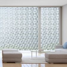 90x200cm Bubble Free Frosted Window Film Selfadhesive Floral Privacy Glass Vinyl