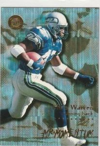 Ultra Mr 1996 Momentum Chris Warren Seattle Seahawks #18 - Foto 1 di 1