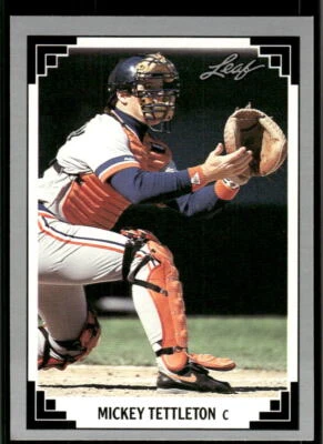 1991 Leaf #322 Mickey Tettleton - Image 1 of 2