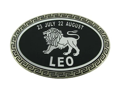 Leo Lion Zodiac Sign Bottle Opener Belt Buckle Birthday New Men Women Fashion - Image 1 of 4