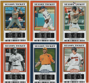 2019 Contenders Draft Baseball - Season Ticket w/ Variations - Choose Cards 1-50