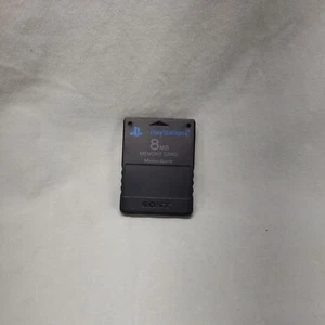 Offizielle Sony PlayStation 2 PS2 Memory Card Schwarz SCPH-10020 OEM - Bild 1 von 5