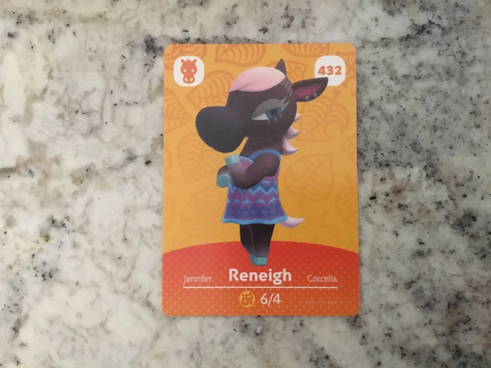 432 RENEIGH Animal Crossing Amiibo autêntico Nintendo cartão perfeito da série 5 - Imagem 1 de 1