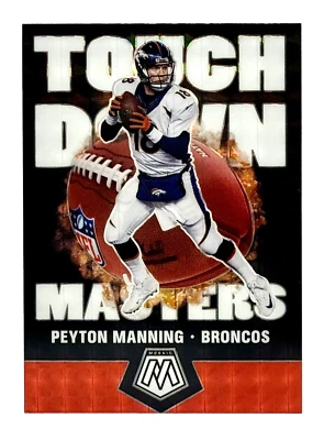 2020 Panini Mosaic Touchdown Masters Prizm Peyton Manning HOF Denver Broncos - Image 1 of 2