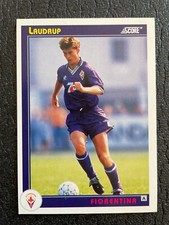 BRIAN LAUDRUP CARD FOOTBALLERS SCORE 1993 93 # 99 FLORENTINA NEW ROOCKIE