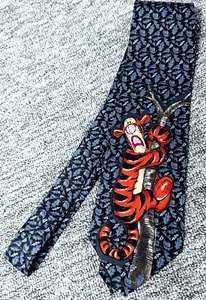 Corbata Disney Tigger 100 % seda Winnie the Pooh Piglet tienda para hombre clásica vintage - Imagen 1 de 15