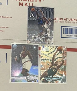 Lot of 3 Shawn Kemp 1997-98 Metal Universe #67, 1998-99 Metal, Metal Shredders - Picture 1 of 5