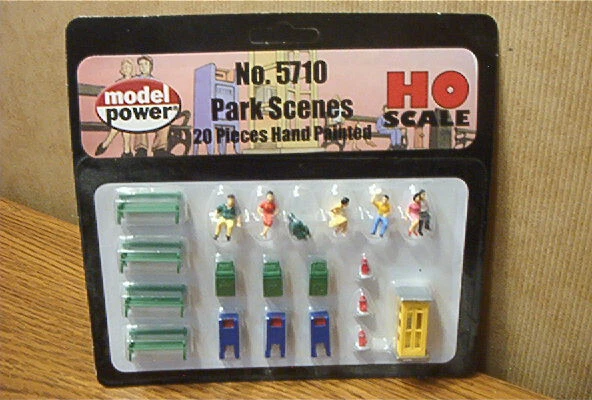 MODEL POWER/MRC PARK SCENES  HO SCALE FIGURES  #5710 - Image 1 of 1