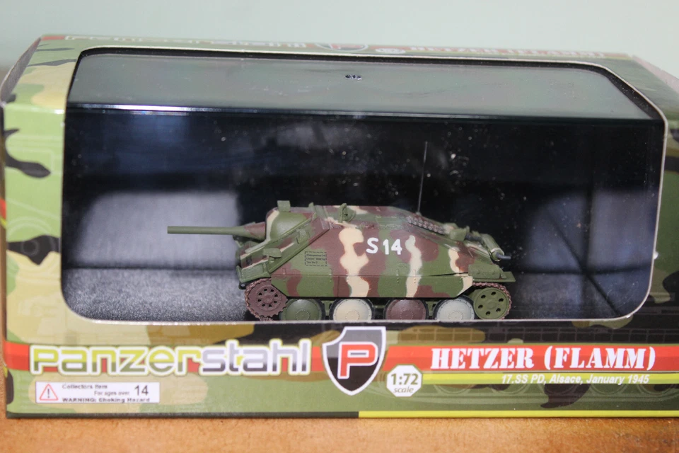 PANZERSTAHL 1:72 HETZER FLAMM - 17.SS PD ALSACE 1945 88037 - Image 1 of 1