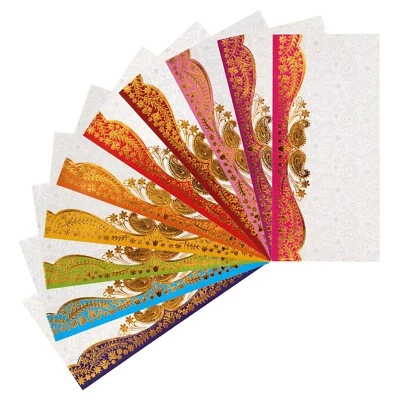 Money Envelopes Shagun Wedding Fancy Cash Gift Wallets Engagement White Gold 10x - Image 1 of 4