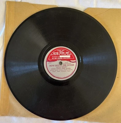 JOHNNY MOORE's Three Blazers 78 HOW DEEP IS THE OCEAN on MODERN MUSIC-VG+ - Image 1 of 4