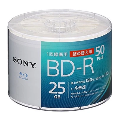 SONY Blu-Ray Bremsscheiben Bd-R 25GB ( Etwa 3 Stunden Von Terrestrisch Digital - Bild 1 von 3