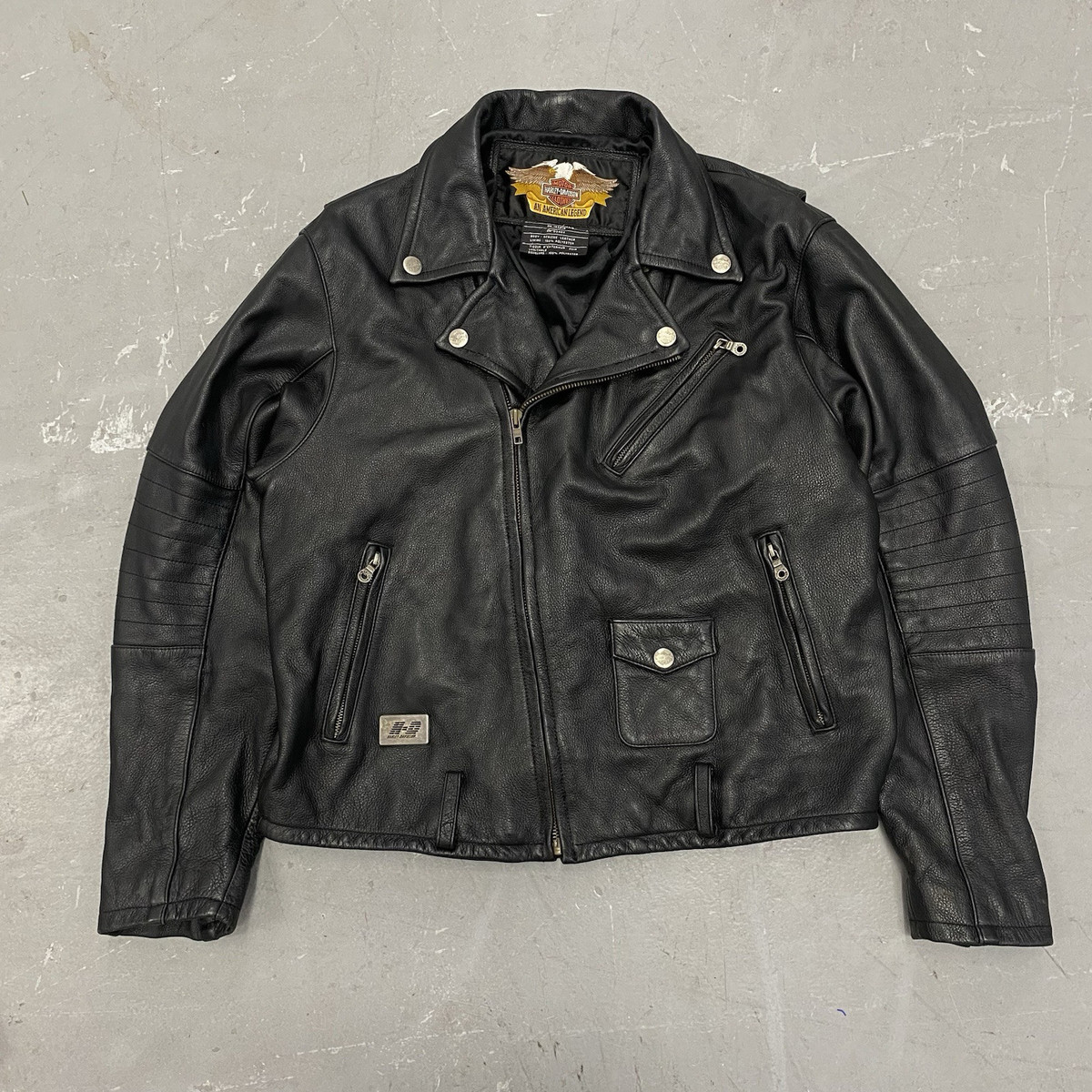 Harley Davidson Leather Jacket Embossed for sale | eBay Harley Davidson Leather Jacket Embossed for sale | eBay