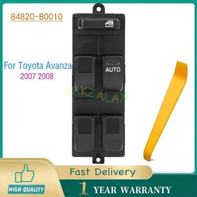 For 2007 2008 Toyota Avanza Front Right Master Driver Side Window Power Switch - Image 1 of 4
